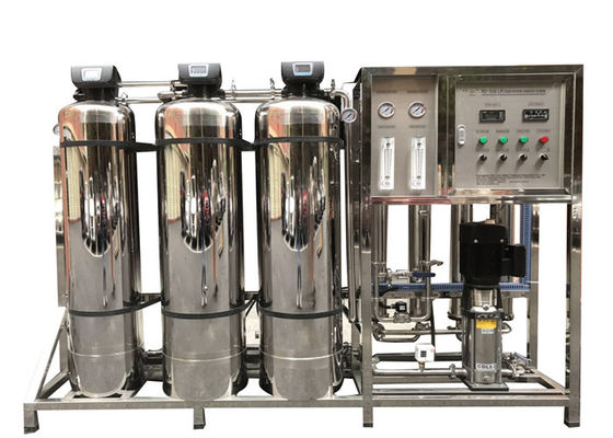 Hệ thống xử lý nước thương mại Nhà máy thẩm thấu ngược nước uống tinh khiết cho nước máy / nước giếng