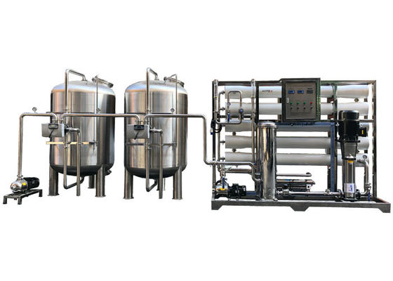 Thép không gỉ 304/316 Nhà máy khử muối Hệ thống xử lý nước uống Khuôn viên trường Bộ lọc nước thẩm thấu ngược