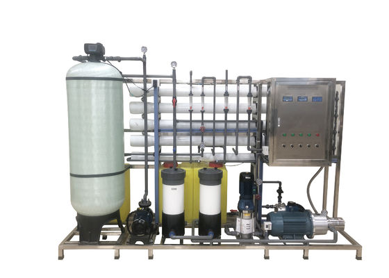 Hệ thống khử mặn nước biển mặn 500LPH Thẩm thấu ngược Máy lọc nước uống Xử lý nước RO